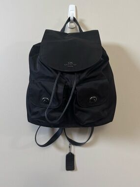 バッグ COACH Mini Backpack Black Gold Hardware Coach | Bags | Coach Black Leather Mini Backpack With Gold